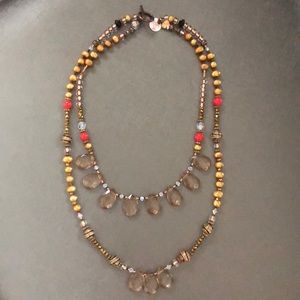 Double layered necklace!!
